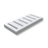 Snow White Marble Pool Coping 1-1/4x6x12 Deck Drain