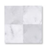 Ice White Marble 3/8x6x6 inch Tumbled Pool Tile