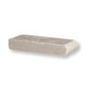 Ivory Premium Travertine 1-1/2x4x9 Pool Coping Bullnose Edge