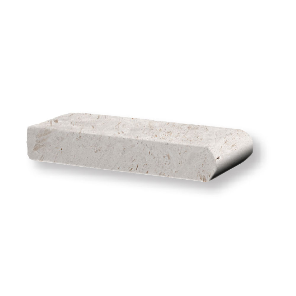 Shell Stone Limestone 1-1/2x4x9 Pool Coping Bullnose Edge | STONE-MORE ...