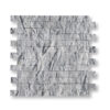 Tundra Grey Limestone 5/8x1x2 inch Split Face Mosaic