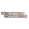 Silver Cream Travertine 5/8x6x24 inch Split Face Ledger Panel
