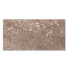 Dark Walnut Travertine 1-1/4x12x24 Tumbled Paver