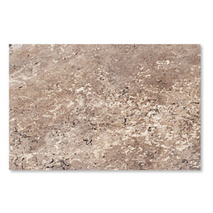 Dark Walnut Travertine 1-1/4x16x24 Tumbled Paver